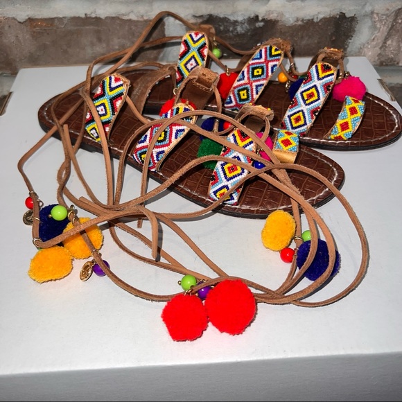 Colorful puff strappy sandal - Picture 8 of 9